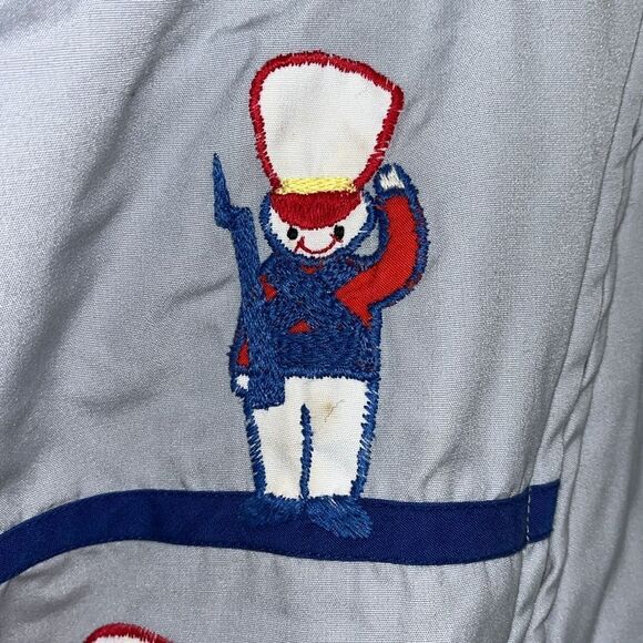 Mighty Mac Vintage Sewn Toy Soldiers Boys Gray Complete Snowsuit 12 Month Infant - Picture 4 of 11